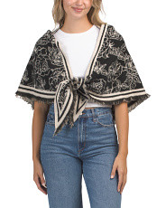 Deco Flower Jacquard Scarf | Hats, Gloves & Scarves | Marshalls | Marshalls
