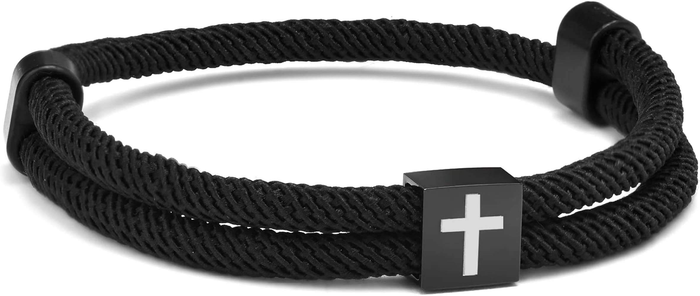 TempBeau Braided Men Rope Cross Bracelet - Adjustable Tree of Life Cord Surfing Bracelet, Handmad... | Amazon (US)