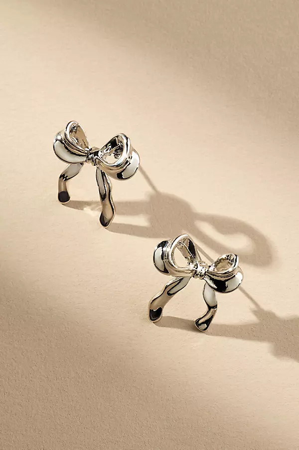 Bow Icon Post Earrings | Anthropologie (US)