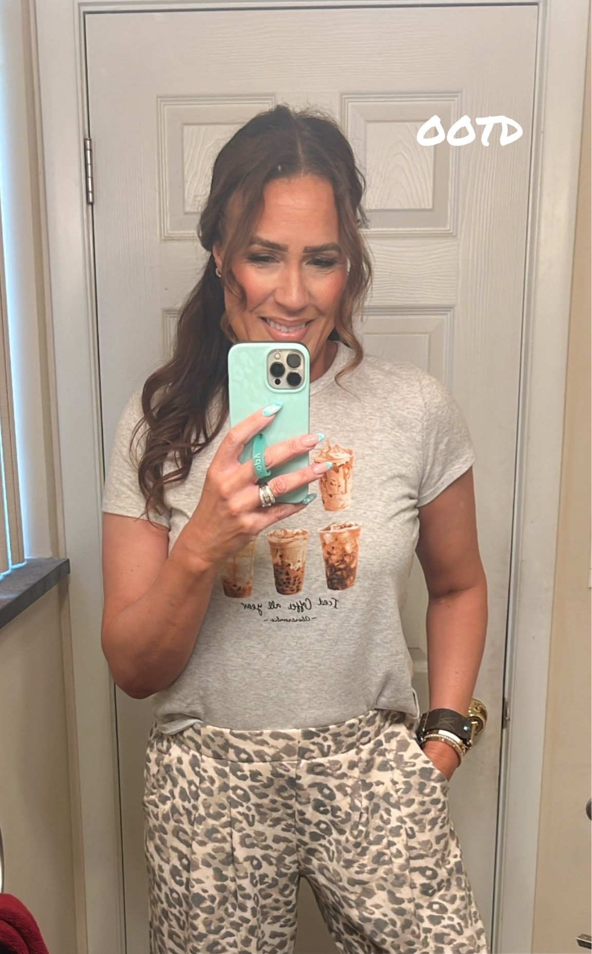 Running errands fit, OOTD, Mom style, casual fit, easy outfit, Summer outfit @nordstrom  #LaidbackLuxeLife

My favorites Loopy mint leopard phone case for Summer is on sale right now!
￼
Top: Kids 17/18
Pants: S Long (sadly they are sold out)
UGG Slippers: Run TTS (not shown)

Hey Beautiful! Feel free to comment on this post if you have any questions! 🫶🏽

Follow me for more fashion finds, beauty faves, lifestyle, home decor, sales and more! So glad you’re here!! XO, Karma

#LTKootd #LTKmomlife #LTKOver40