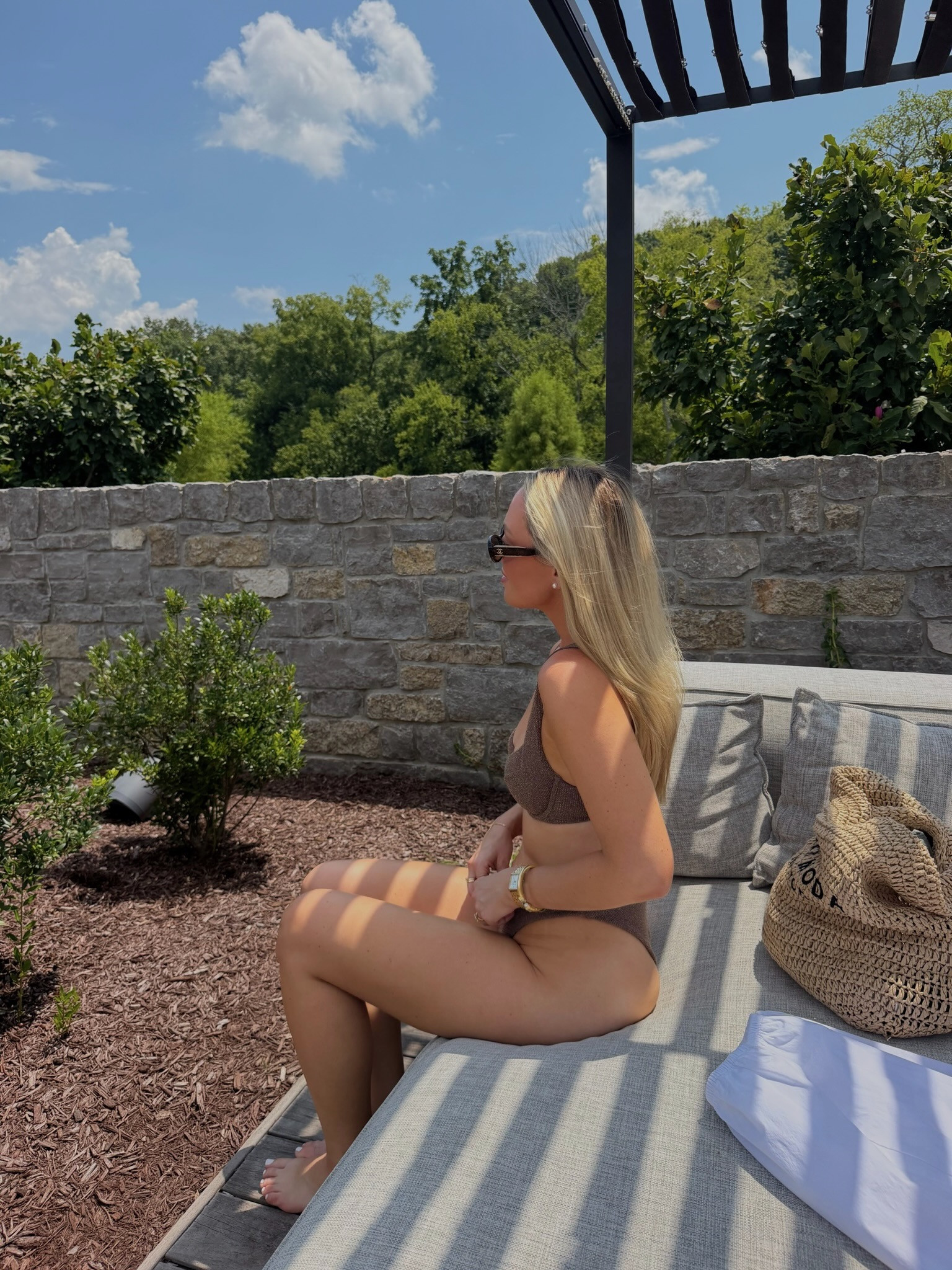 Pool day at Southhall in Nashville ☀️

brown bikini, brown bikini outfit, neutral swimwear, bikini outfit women, summer swimwear, pool day outfit, chic swimwear, neutral bikini, beach vacation outfit, resort wear women, vacation swimwear, summer beach style, straw sun hat, oversized beach hat, woven beach bag, raffia beach bag, designer beach bag, poolside outfit, summer vacation style, beach style

#LTKSeasonal #LTKSwim #LTKdayinmylife