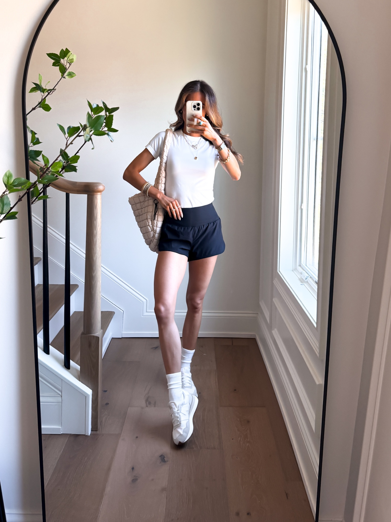 Wearing a xsmall top and shorts with a built in lining 

Amazon Athleisure | Amazon activewear 

#LTKActive #LTKfitnessgoals #LTKmomlife