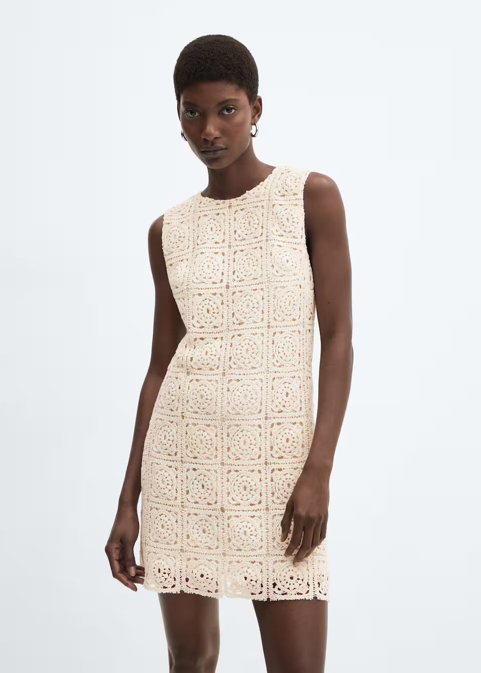 Embroidered cotton dress -  Women | Mango USA | MANGO (US)