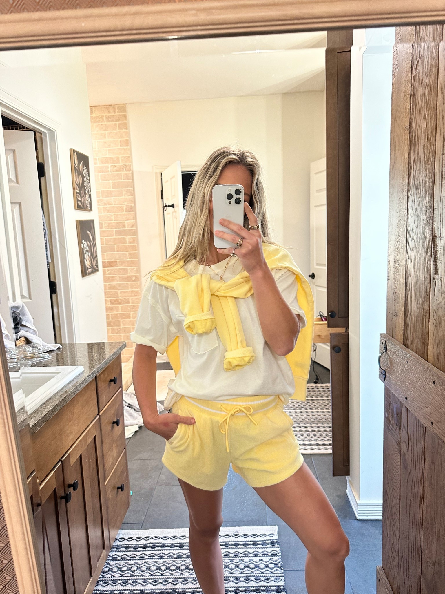 Obsessed with these terry cloth shorts and men’s French terry sweatshirt! Wearing a XS shorts and L men’s sweatshirt! 

#LTKFindsUnder50 #LTKSaleAlert #LTKSeasonal