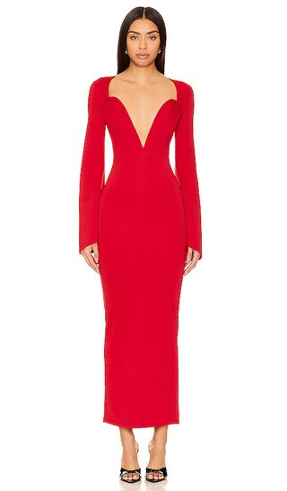 Khanums K'dore Dress in Red. - size S | Revolve Clothing (Global)
