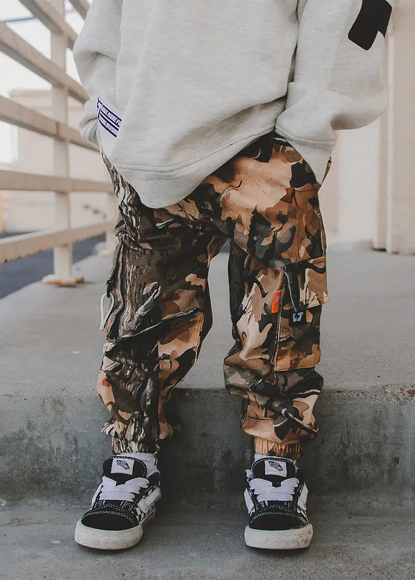 Little Trouble Brush Camo Cargo Pants | Little Trouble