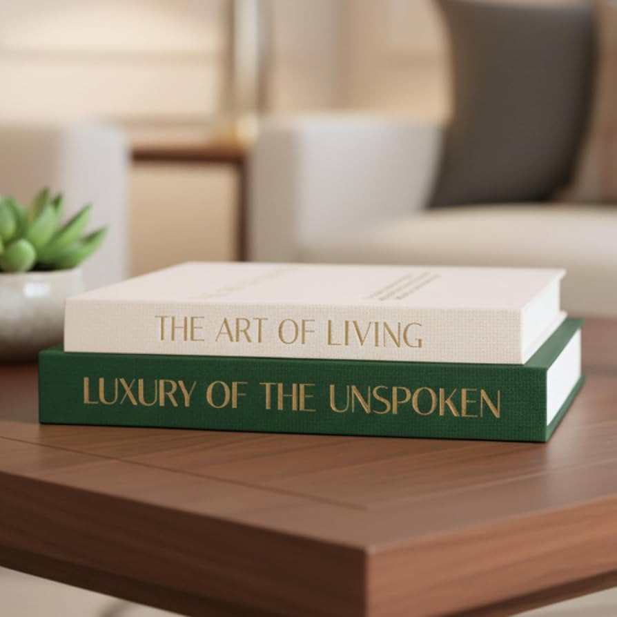 Decorative Books for Home Decor (Set of 2), Linen Fake Books for Decoration, Home Decor for Coffe... | Amazon (US)