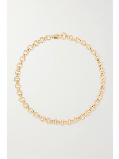 + NET SUSTAIN Franca gold-plated necklace | NET-A-PORTER (US)