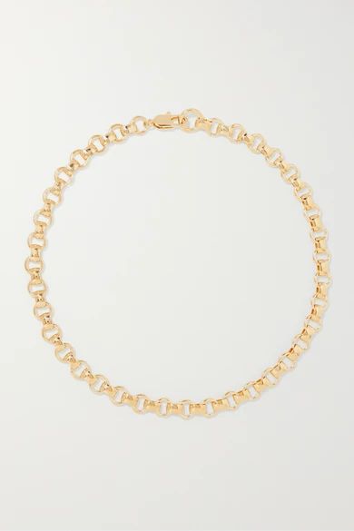 + NET SUSTAIN Franca gold-plated necklace | NET-A-PORTER (US)