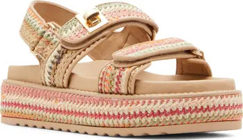 Bigmona Raffia Slingback Platform Sandal (Women) | Nordstrom