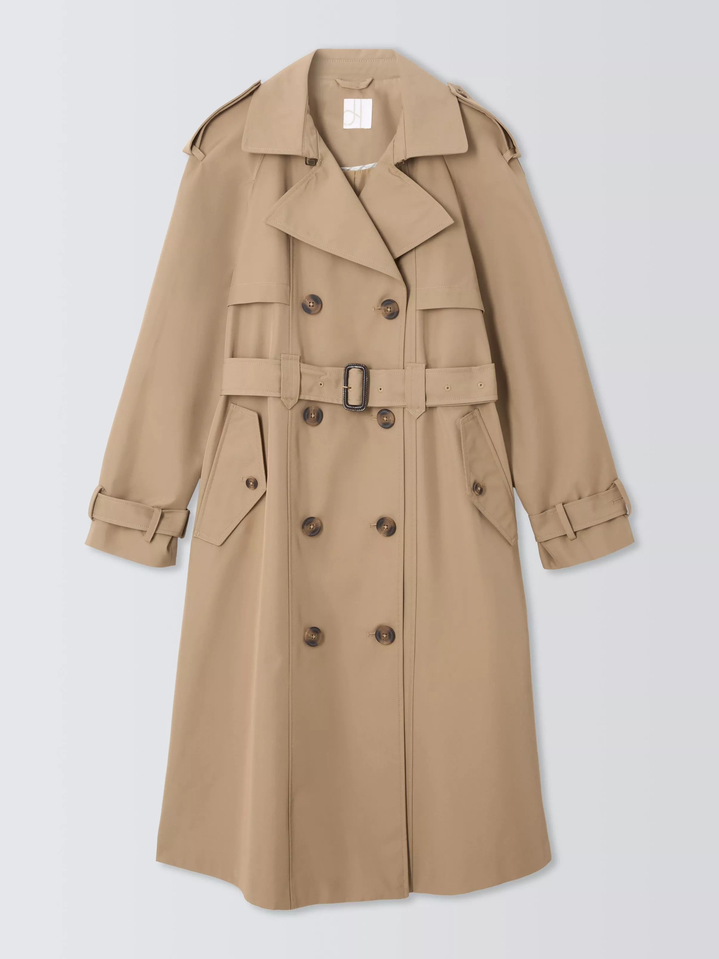 John Lewis Water Repellent Belted Trench Coat | John Lewis (UK)