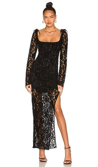 Siena Gown in Black | Revolve Clothing (Global)