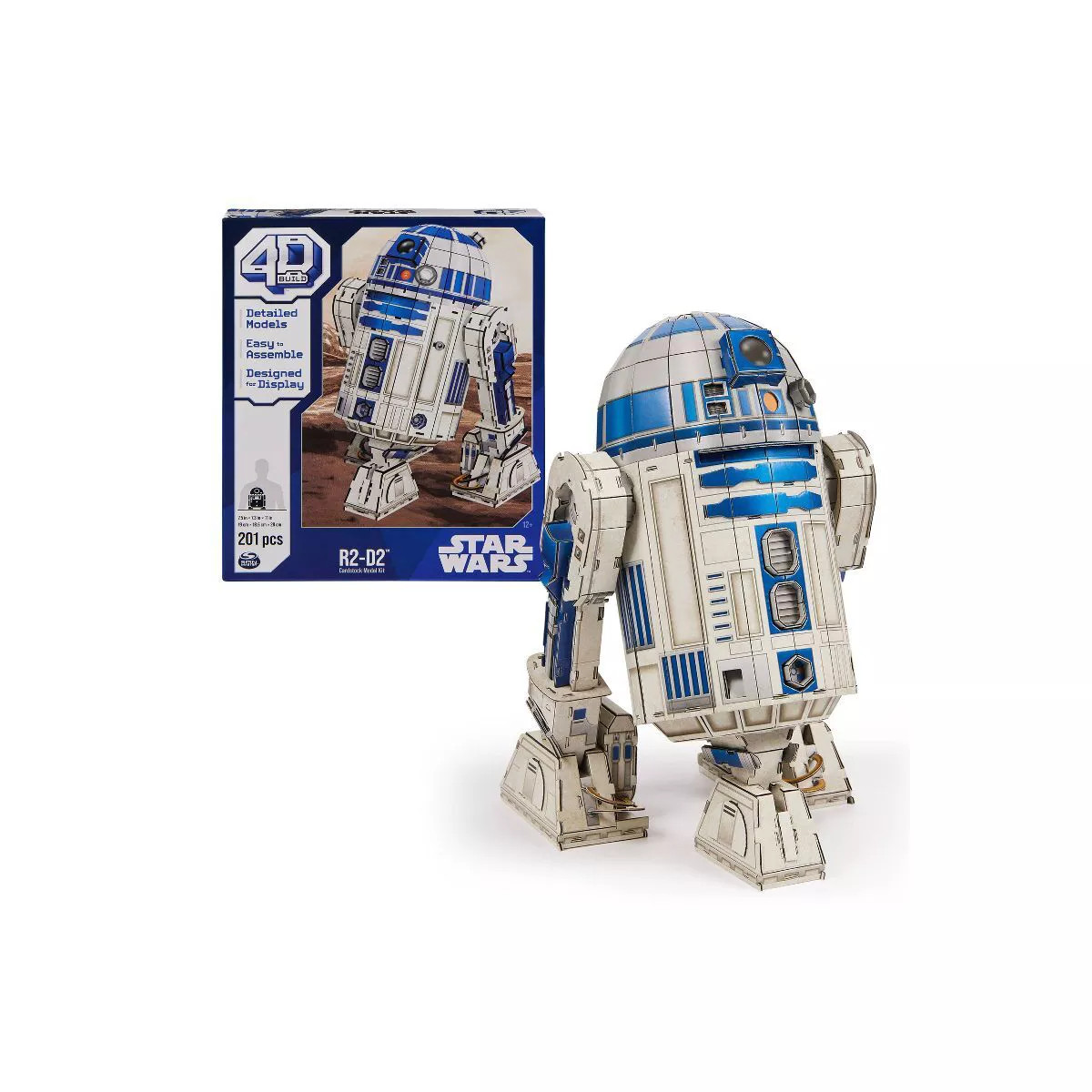 4D BUILD - Star Wars R2-D2 Model Kit Puzzle 201pc | Target