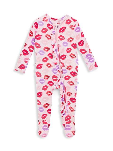 Baby Girl's Lola Printed Footed One-Piece | Saks Fifth Avenue