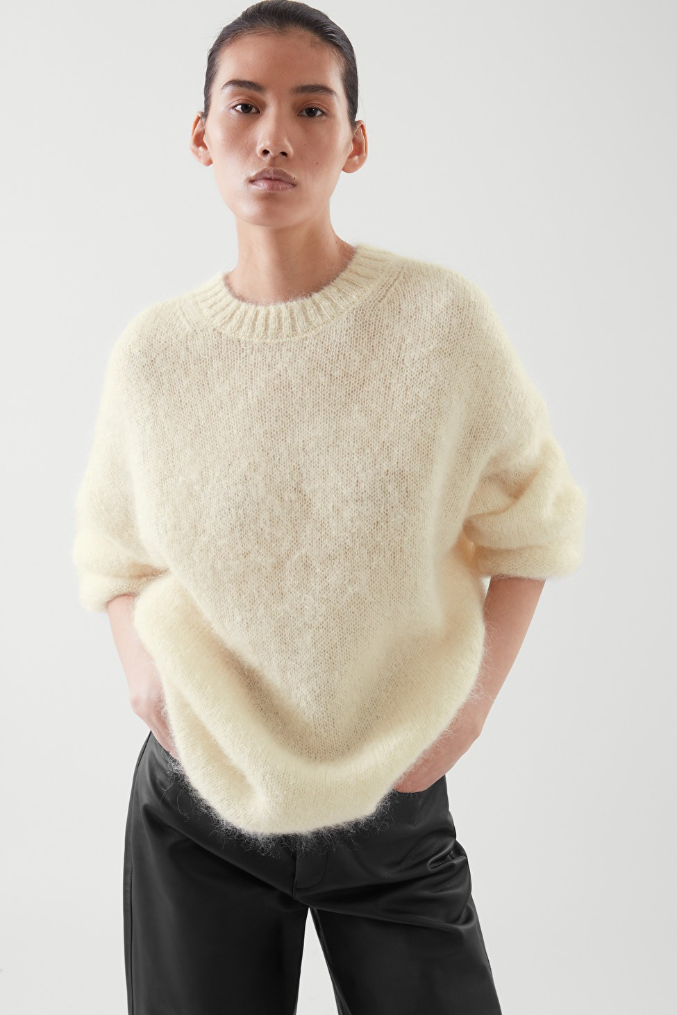 MOHAIR-BLEND OVERSIZED JUMPER | COS (US)