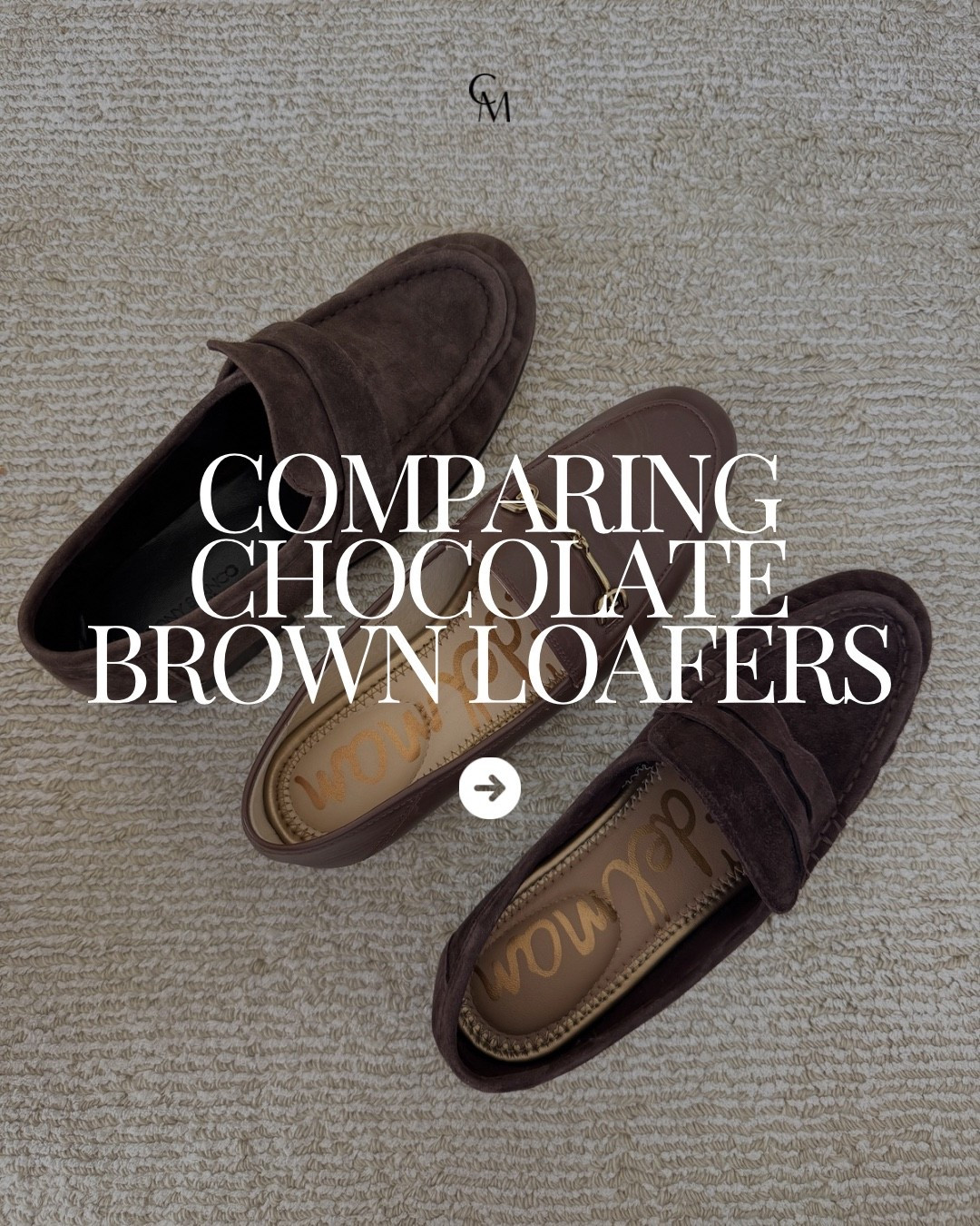 comparing chocolate brown loafers. all very comfortable and TTS. Tony Bianco is slightly less flattering because it comes up higher on the leg. 
Sam Edelman loraine loafers 5
Sam Edelman lizbeth loafers 5
Tony Bianco loafers 5