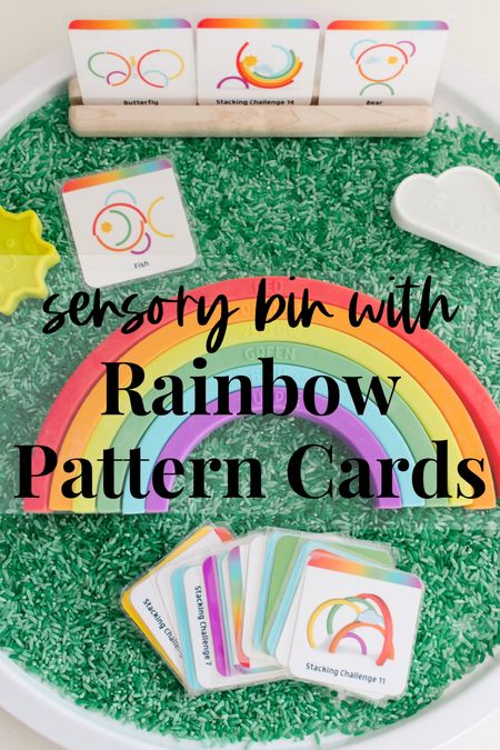 We love this silicone rainbow for sensory play 🌈 and the pattern cards make it even better 👏🏼

#LTKSeasonal #LTKkids #LTKfamily