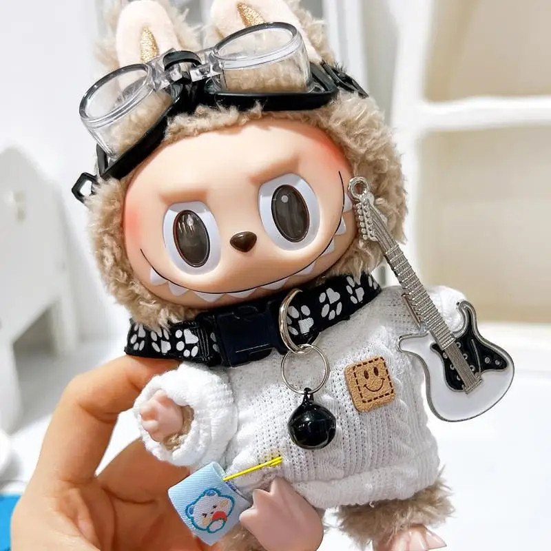 17cm Mini Plush Doll'S Accessories For Korea Kpop Exo Labubu Idol Goggles collar guitar set Cloth... | AliExpress (US)