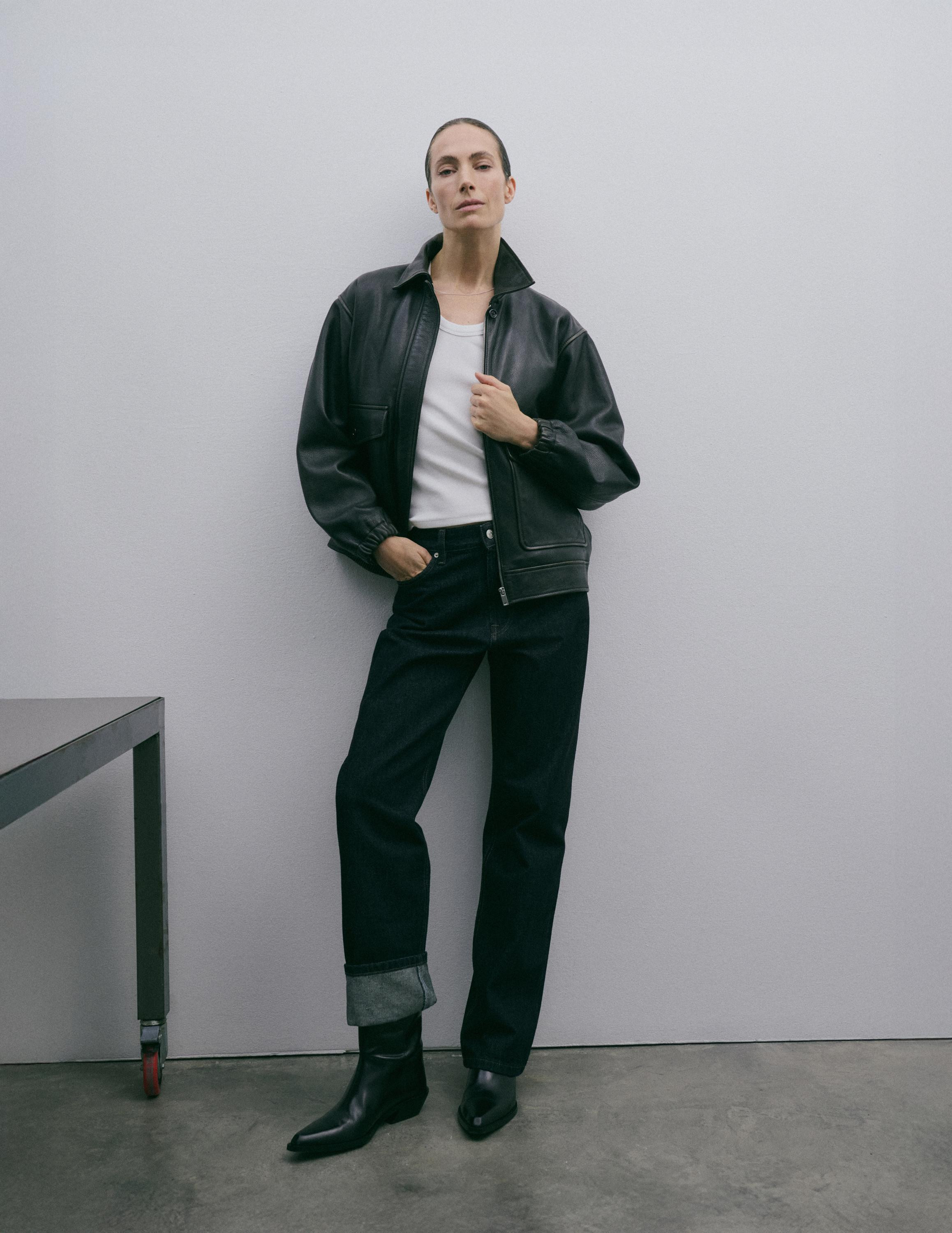 Leather cowboy boots | Massimo Dutti UK