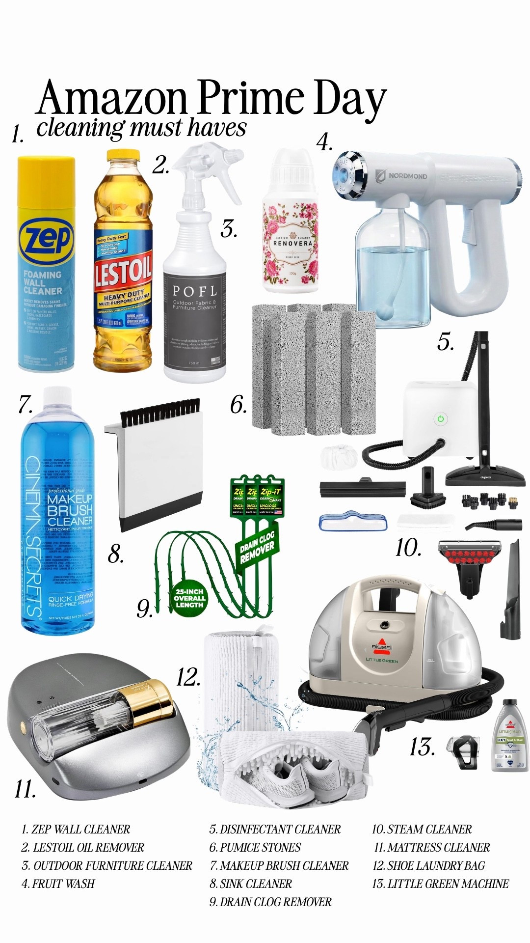 Amazon Prime Day 
Cleaning must haves