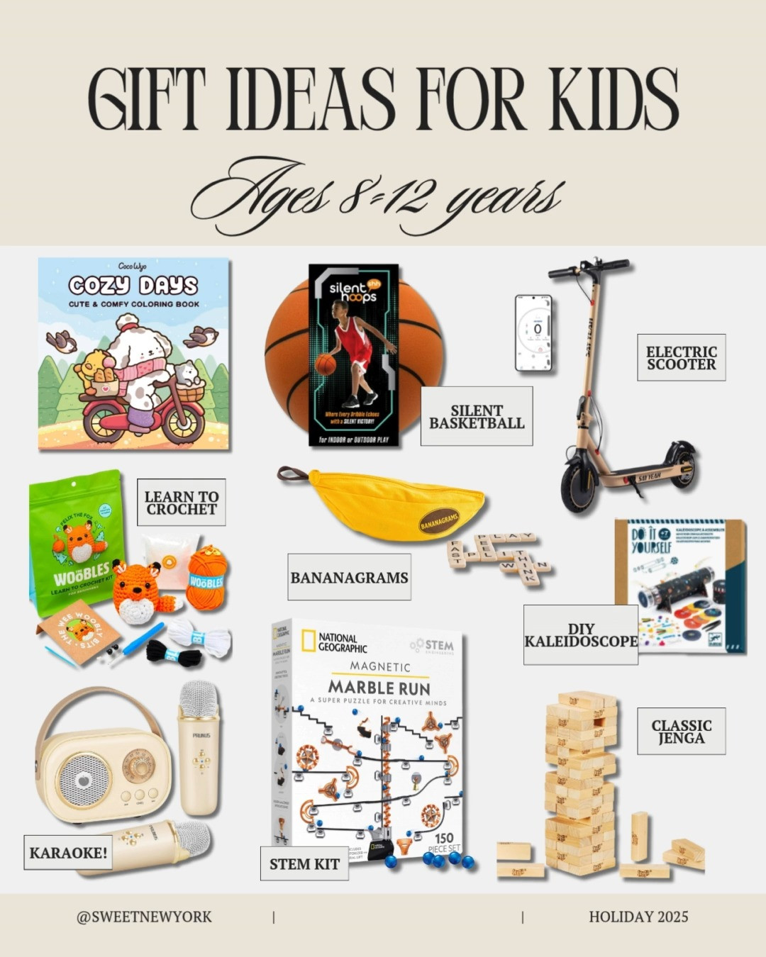 
gift ideas for kids, gifts for older kids, gifts for tweens, amazon gifts, last minute gifts, gift for 8 year old, gift for eight year old, gift for 9 year old, gift for nine year old, gift for 10 year old, gift for ten year old, children's gift idea, gifts for kids, gender neutral gifts, holiday gift guide, kids gift ideas, christmas gifts for kids, toys for older kids, toys for tweens 

 

#LTKGiftGuide #LTKHoliday #LTKKids