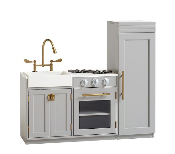 Chelsea All-in-1 Kitchen, Gray, In-Home Delivery | Pottery Barn Kids