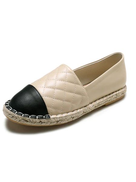 'Nina' Quilted Faux Leather Espadrilles (2 Colors) | Goodnight Macaroon