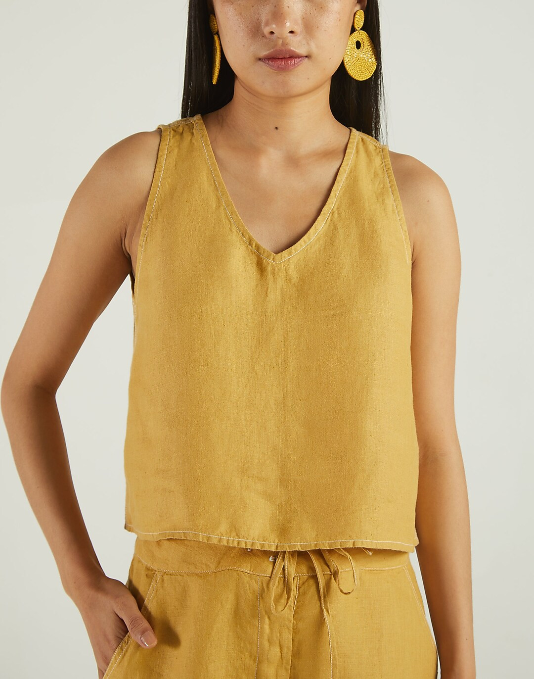 Reistor Sunshine on my back top | Madewell