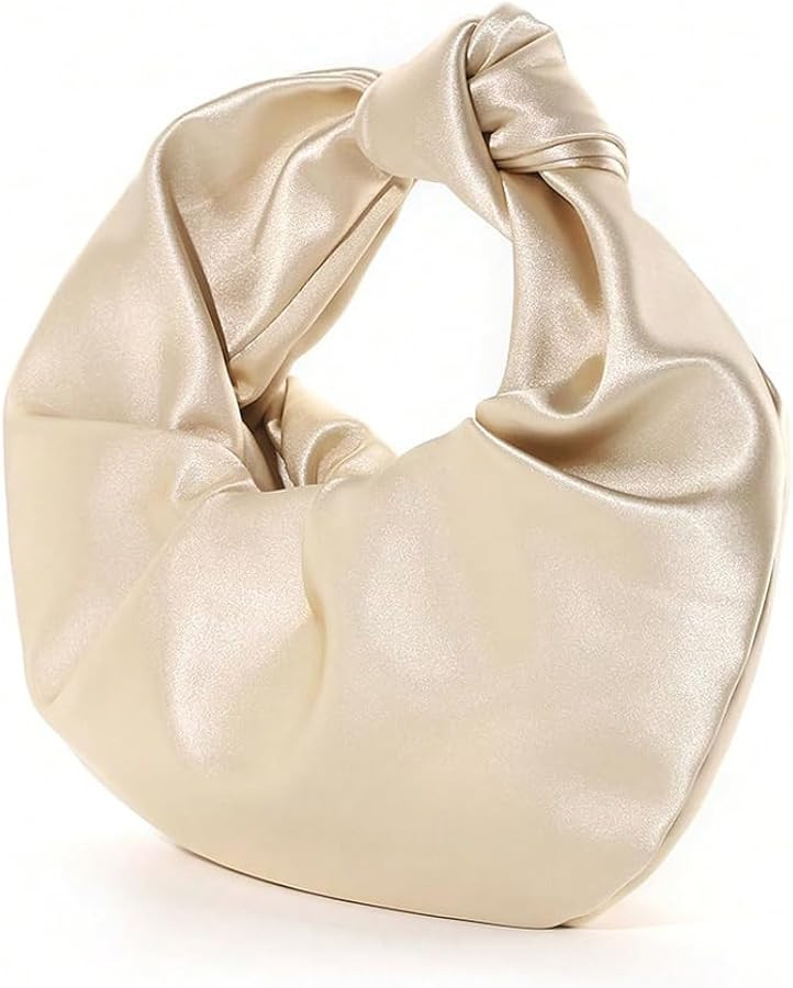GORGLITTER Women's Satin Clutch Purses Knot Evening Bags Small Handbag | Amazon (US)