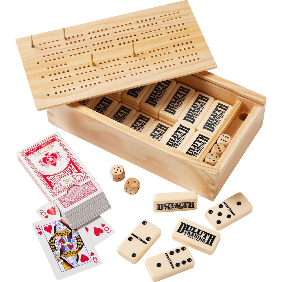 Duluth Trading 10-in-1 Wooden Game Set | Duluth Trading Company