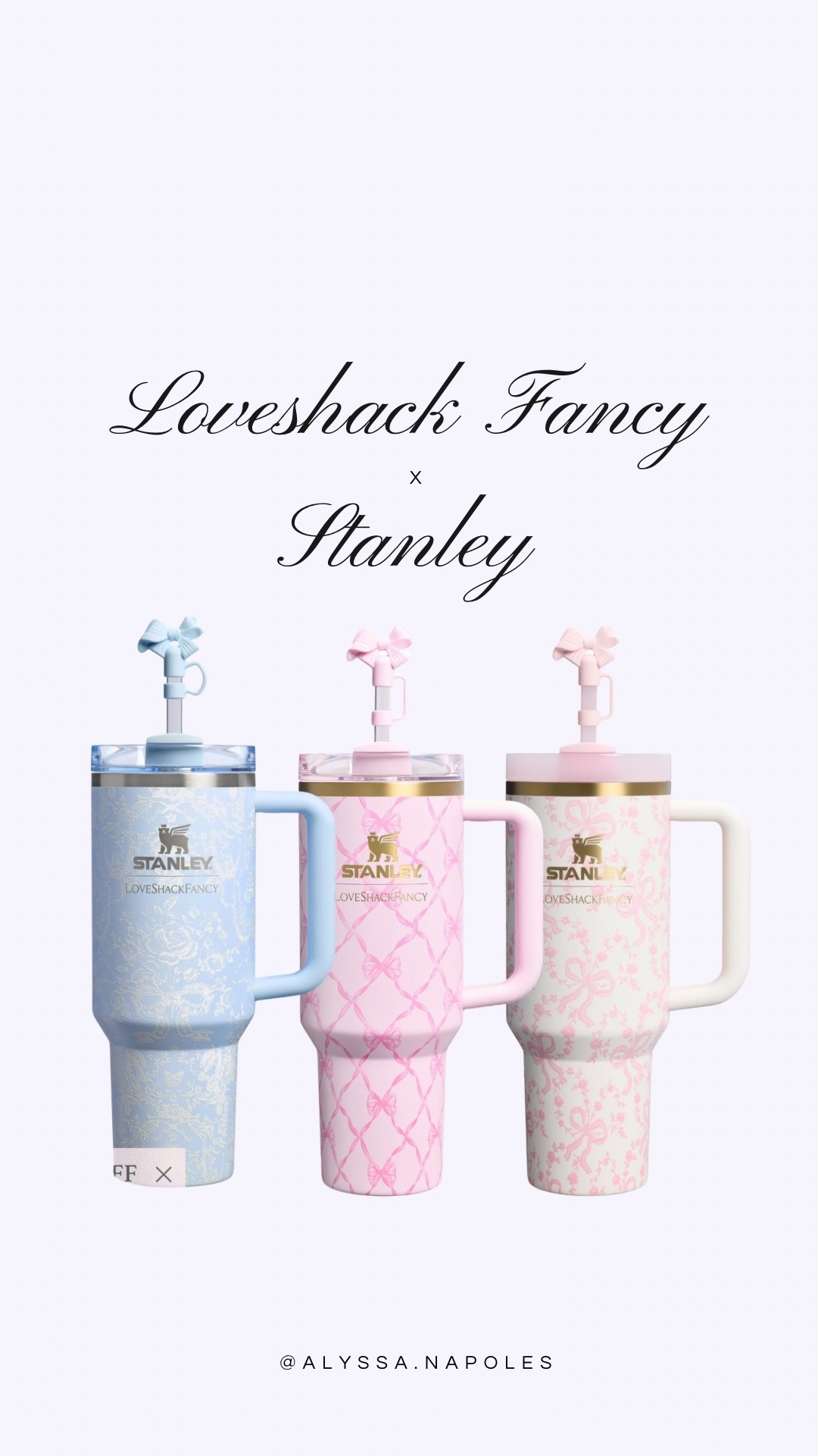 The prettiest Stanley collab with Loveshack Fancy dropped today and will sell out! One pattern is already sold out so snag NOW. $65 for 40 oz tumbler. So gorgeous 

#LTKGiftGuide #LTKmomlife #LTKCyberWeek