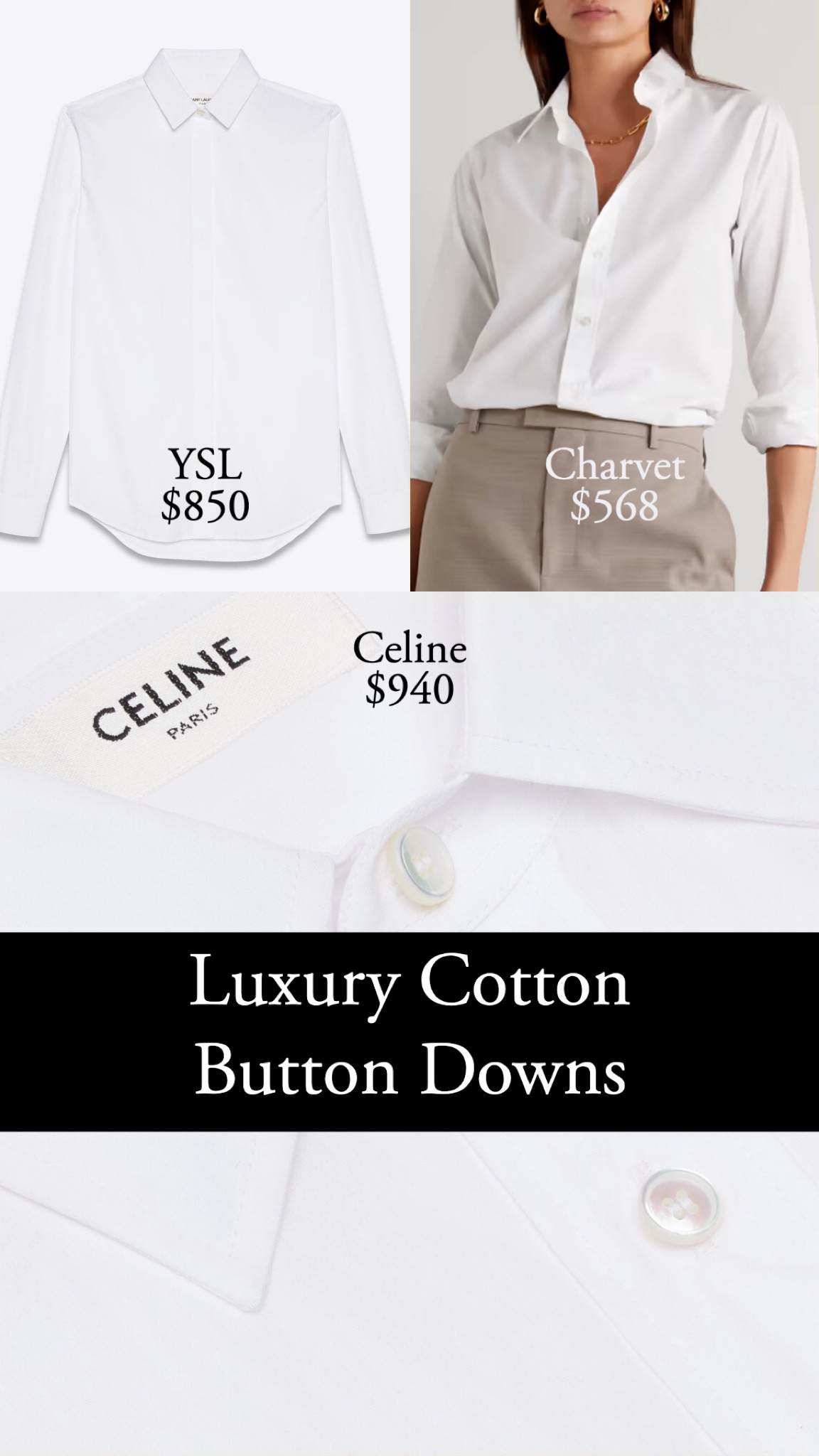 Love cotton poplin button downs and want to luxuriate? Here are my favorites 

#LTKworkwear