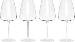 Made In Cookware - Red Wine Glasses - Set of 4 - Italian Made Crystalline Glass - Titanium Reinfo... | Amazon (US)