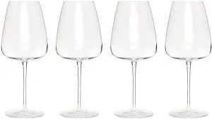 Made In Cookware - Red Wine Glasses - Set of 4 - Italian Made Crystalline Glass - Titanium Reinfo... | Amazon (US)
