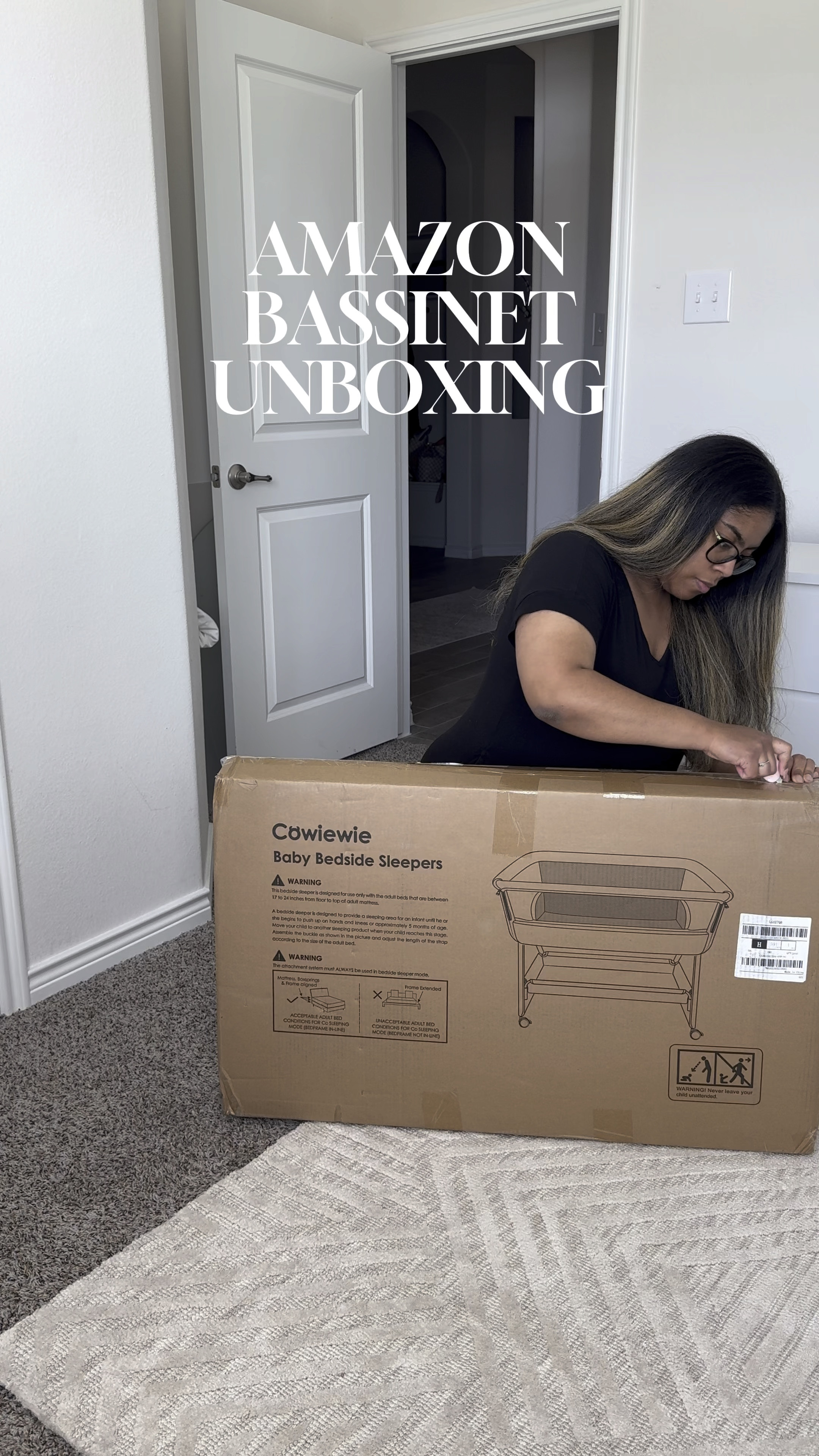 Unboxing our bassinet for baby’s arrival 🤰🏽

#LTKhome #LTKbaby