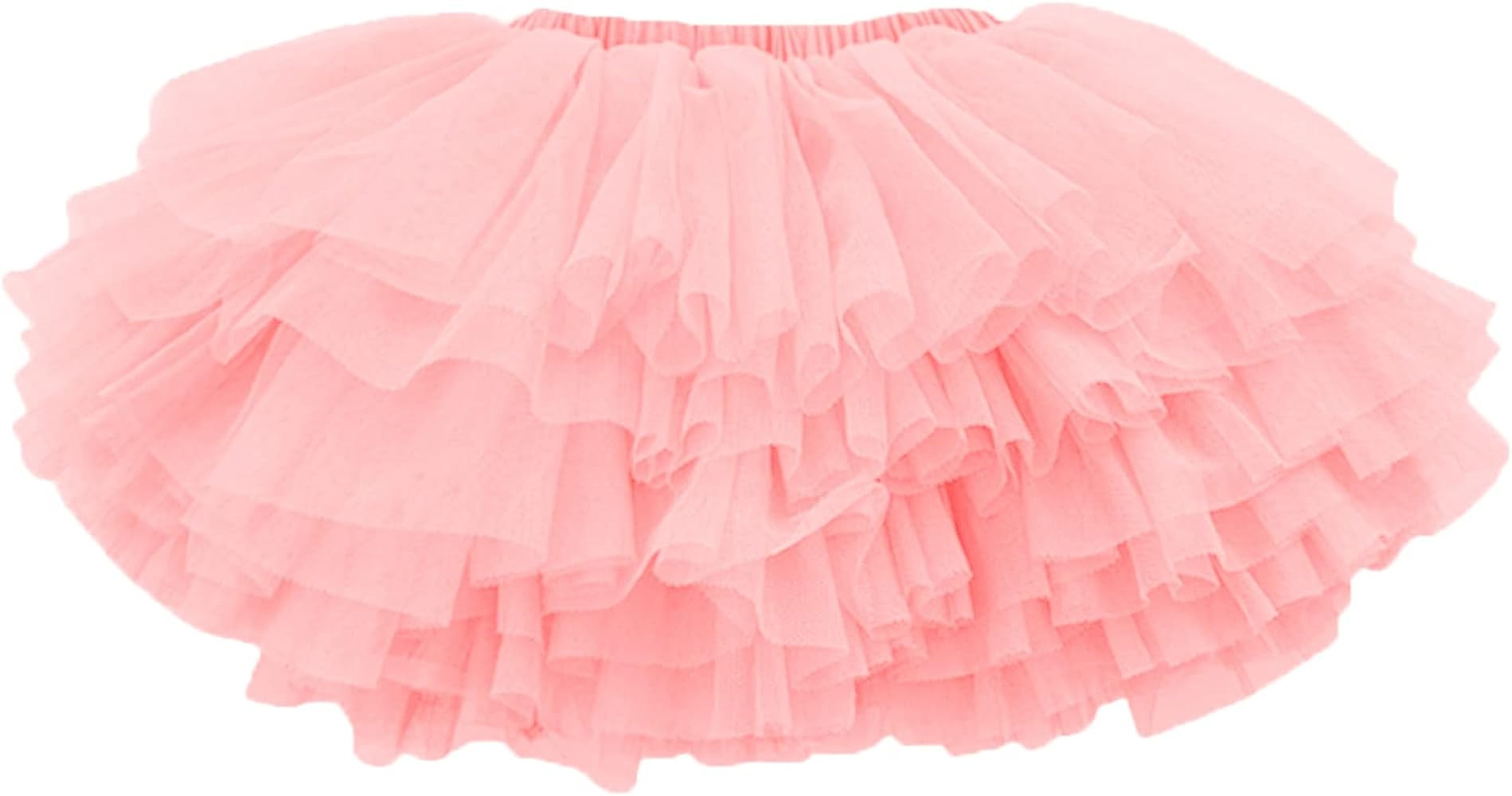 Colorful Childhood Baby Girls' Tutu Skirt Toddler 6 Layered Tulle Tutus 1-8T | Amazon (US)