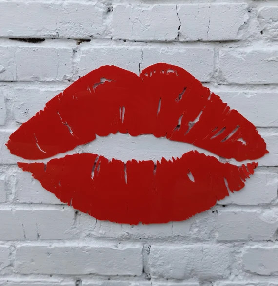 Lips Wall Art Lips Wall Hanging Wall Lips Beauty Salon - Etsy | Etsy (US)