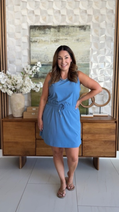 Loving this Target dress is so comfy, great quality and and cute for summer! This would be perfect paired with a lightweight layer as we head into fall as well. 📏Wearing L

#LTKSeasonal #LTKOver40 #LTKMidsize