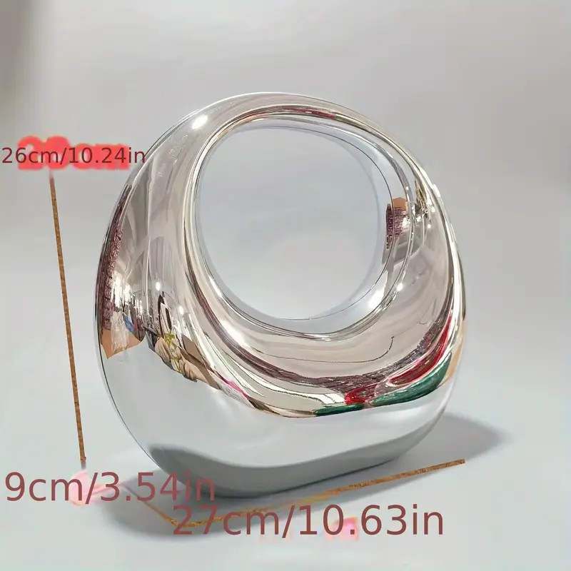 Acrylic Bag Golden Silvery Acrylic Half Moon Bag Dinner Bag - Temu United Kingdom | Temu Affiliate Program