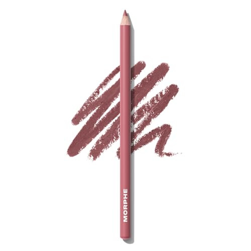 Morphe Signature Lip Liner Pencil - Creamy, Long Lasting Definer for Precise Shaping and Filling - Lip Makeup Essential with Smooth Glide - Professional Lipliner Pencil - Girl Talk (0.05 oz) | Amazon (US)