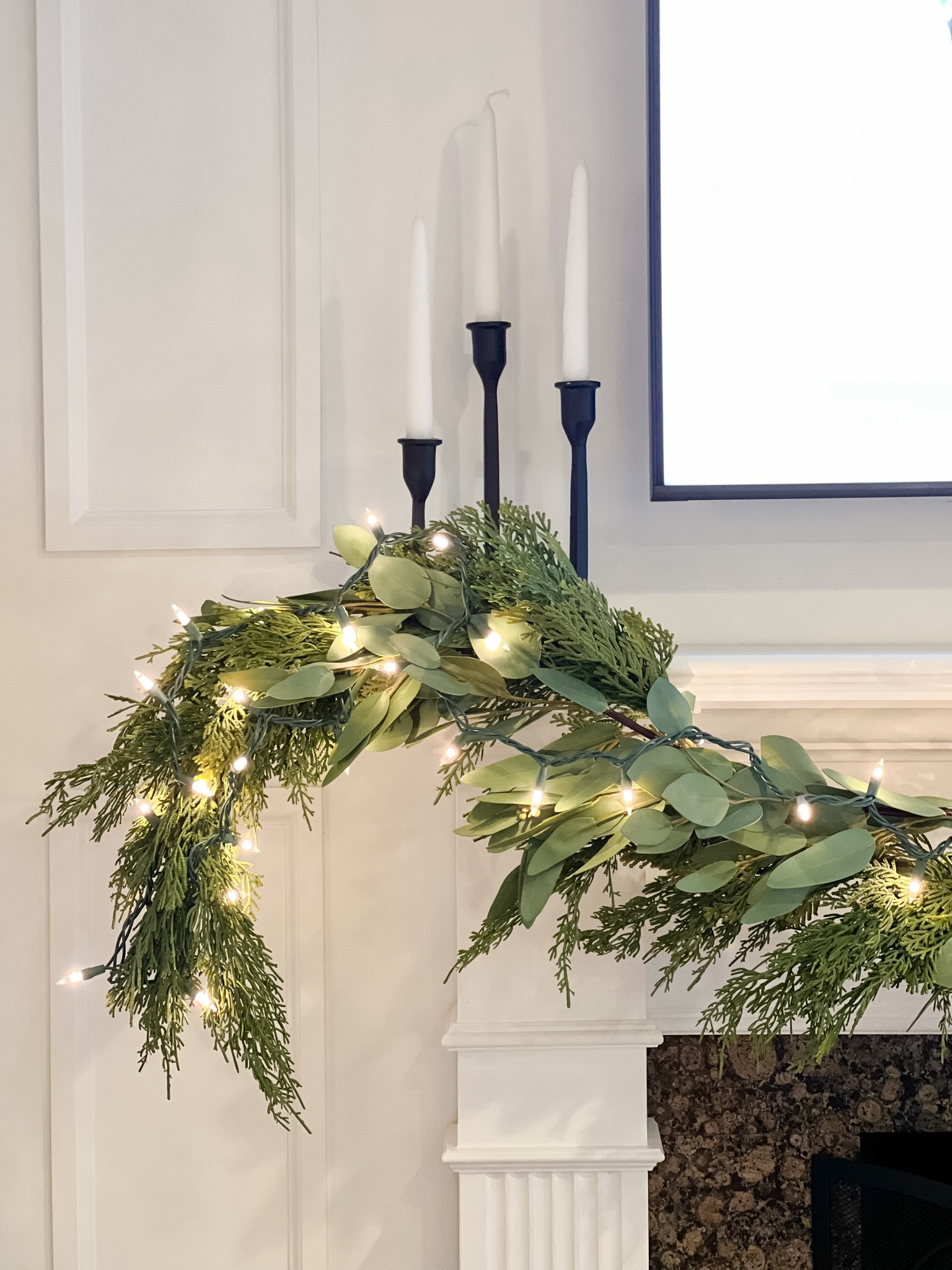 These two types of garlands together are a perfect look for any Christmas mantle!  I have linked multiple options for you to obtain this look!  It’s definitely worth purchasing these high quality affordable products!  Let me know which one you choose!!!

#LTKSeasonal #LTKHoliday #LTKStyleTip