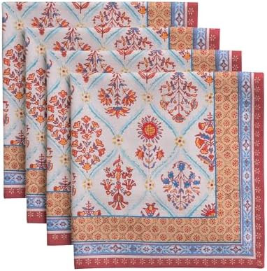 Maison d' Hermine Cloth Napkins Set of 4 100% Cotton for Thanksgiving Christmas Decorations Every... | Amazon (US)