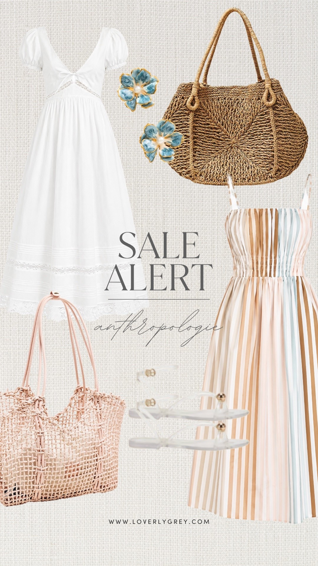 These stunning dresses are the ultimate definition of effortless summer elegance! Pair either style with a classic neutral straw tote or a soft pink woven bag for a beautifully styled, texture-rich look. Loverly grey, Anthropologie sale, white midi dress, summer dress outfit, beach vacation style | Use code LOVERLY20 for 20% off your order of $100+!

#LTKootd #LTKgrwm #LTKSaleAlert