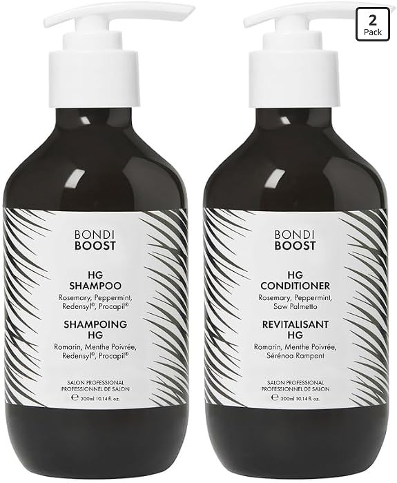 BondiBoost HG Anti-Thinning Shampoo Conditioner Set [10.14 fl oz each], Clinically Tested to Prom... | Amazon (US)