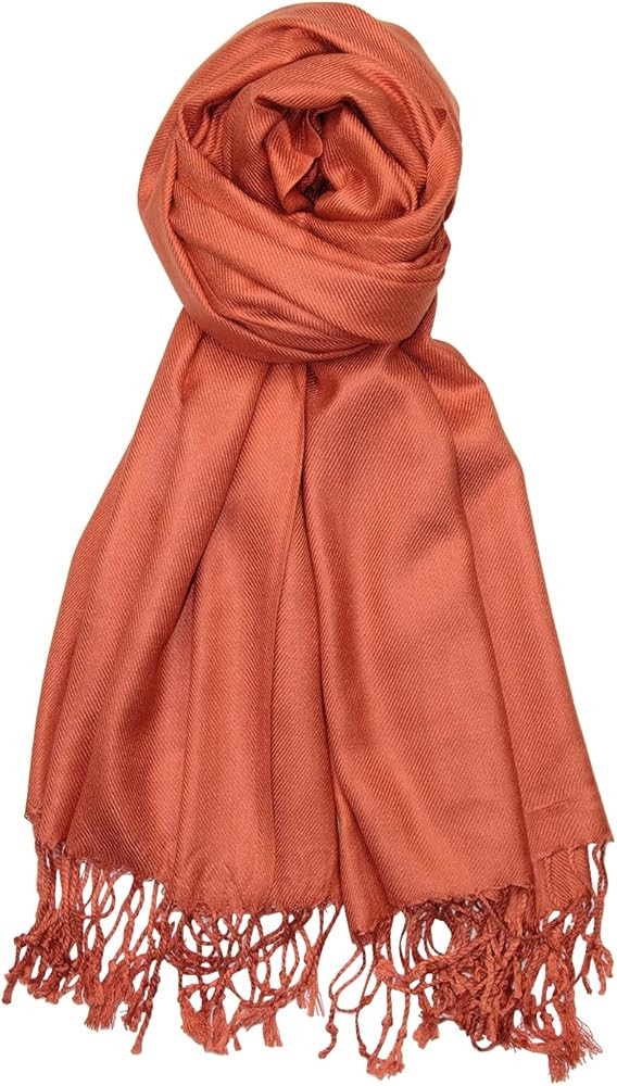 Achillea Soft Silky Solid Pashmina Shawl Wrap Scarf for Wedding Bridesmaid Dress | Amazon (US)
