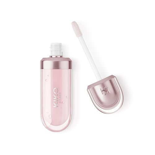 KIKO Milano 3D Hydra Lip Oil – Hydrating, Nourishing, High-Shine Lip Treatment, Non-Sticky, Moisturizing Formula with Vitamin E – 03 Glossed Glass – 6.5ml | Amazon (US)