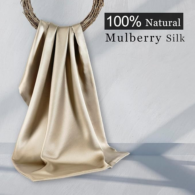 ZIMASILK 100% Mulberry Silk Pillowcase for Hair and Skin Health,Soft and Smooth,Both Sides Premiu... | Amazon (US)
