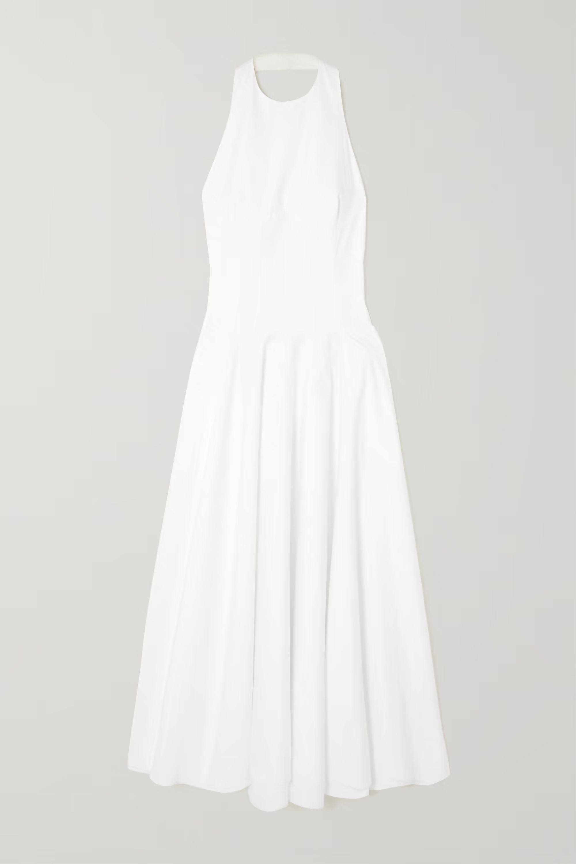 Cotton-poplin halterneck maxi dress | NET-A-PORTER (US)