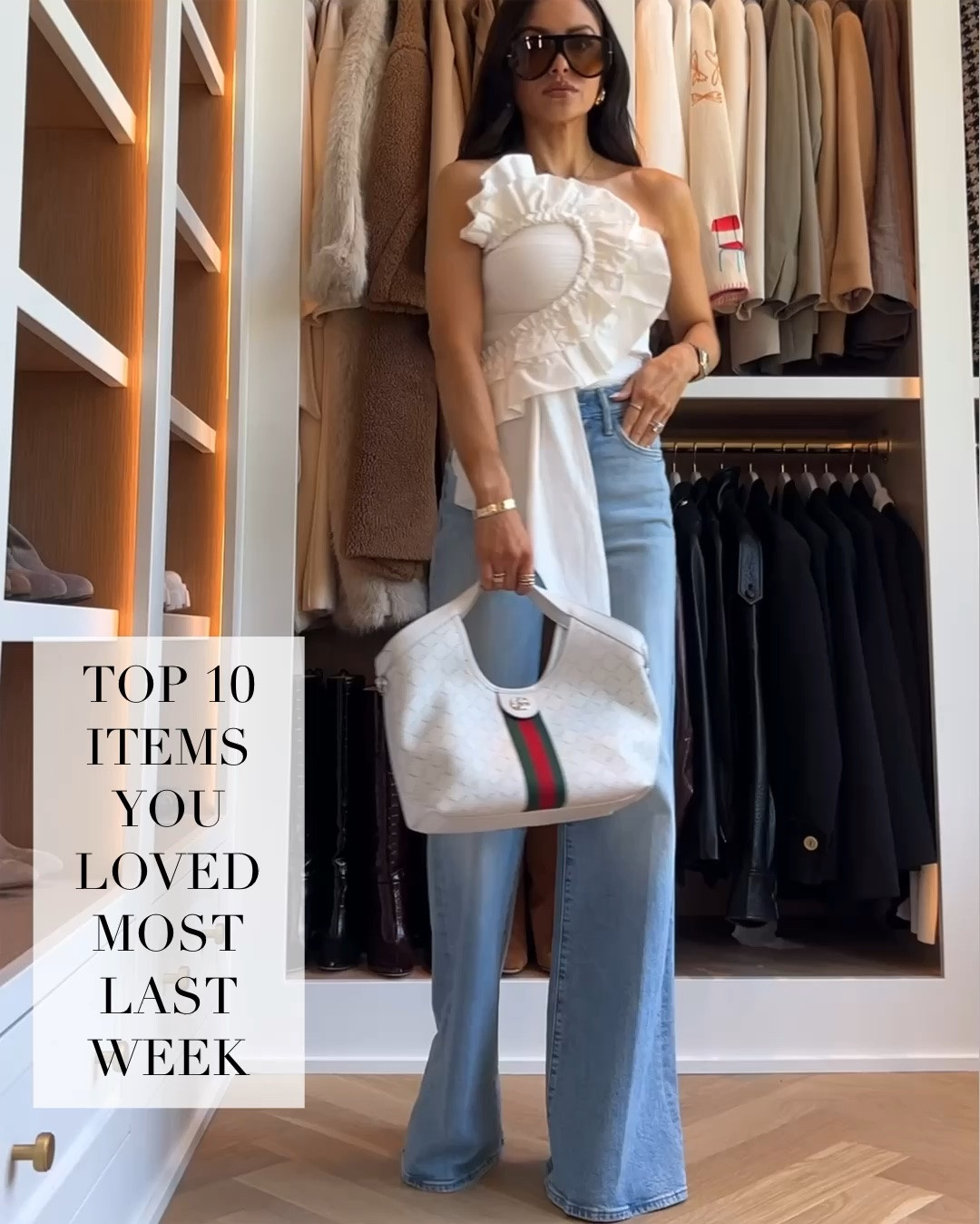 Last week’s best sellers
Mother denim included in the Nordstrom Anniversary sale wearing a 24 - run TTS
Vince coatigan on sale in the Nsale
Amazon statement top wearing an XS
Amazon Hermes inspired bag
Amazon sunglasses

#LTKmomlife #LTKOver40 #LTKSaleAlert