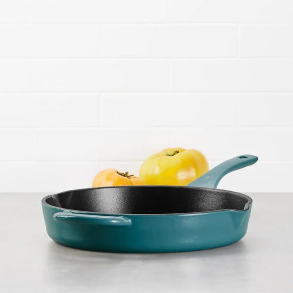 Ayesha Curry Cast Iron Enamel Skillet with Pour Spouts, 10-Inch | Bed Bath & Beyond